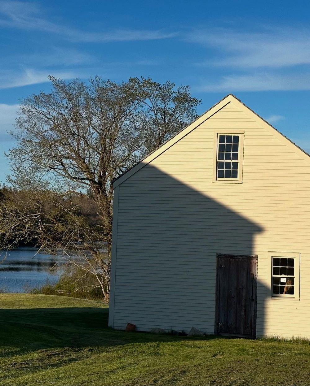 The barn in morning light