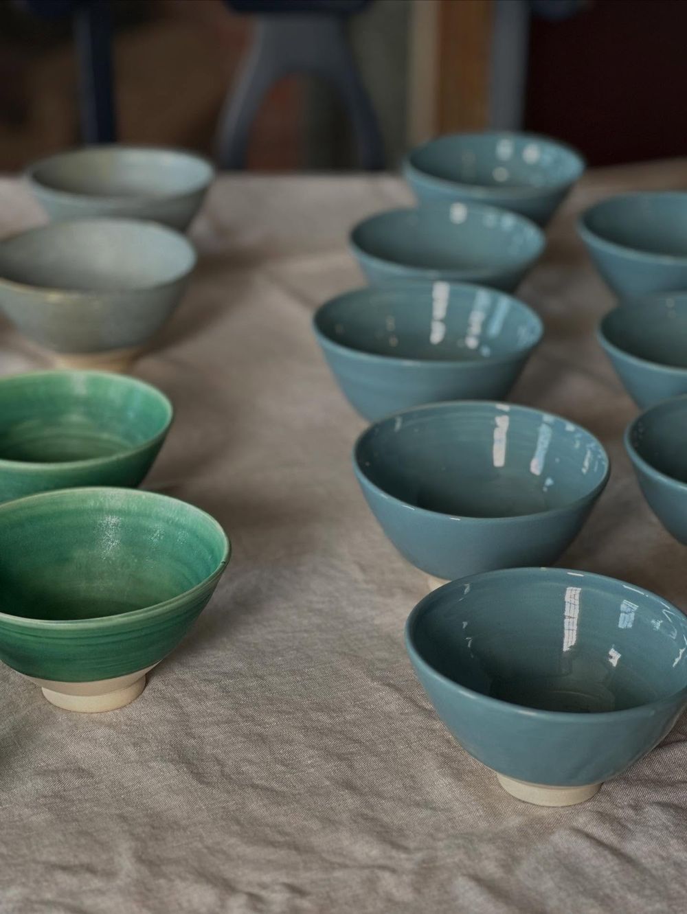 Handmade ceramic bowls from Camden Hills Studio