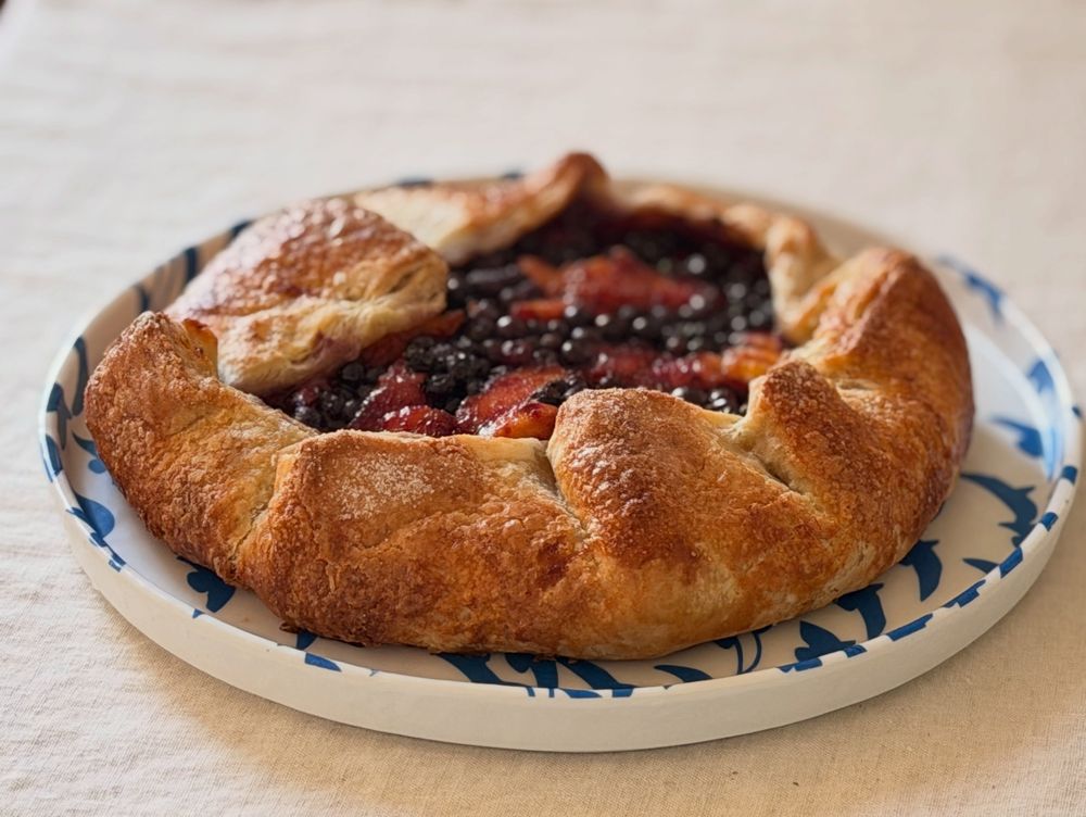 Berry galette with all-butter crust
